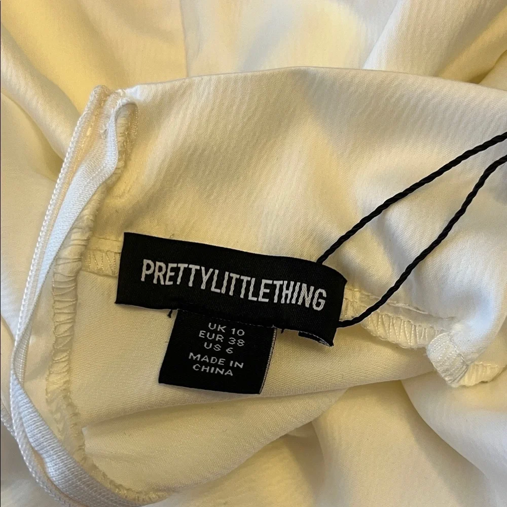 PrettyLittleThing Classic cream Jumpsuit size 6 BRAND NEW